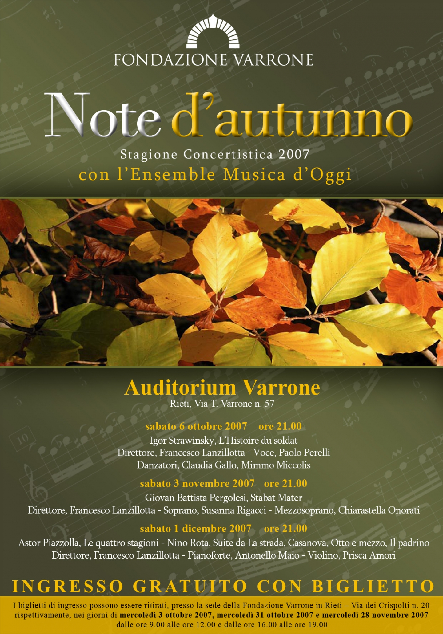 Note D’Autunno 2007