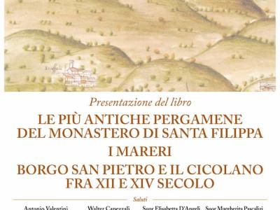 Presentazione del libro "Le più antiche pergamene del Monastero di Santa Filippa"